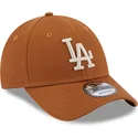 kapa-zaobljena-smeda-podesiv-9forty-league-essential-los-angeles-dodgers-mlb-new-era