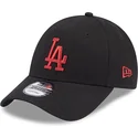 kapa-zaobljena-crna-podesiv-9forty-league-essential-los-angeles-dodgers-mlb-new-era