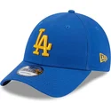 kapa-zaobljena-plava-podesiv-9forty-league-essential-los-angeles-dodgers-mlb-new-era