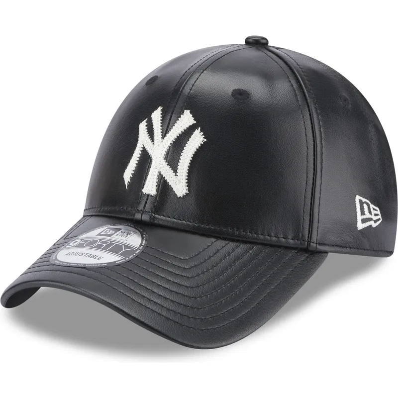 kapa-zaobljena-crna-podesiv-9forty-leather-new-york-yankees-mlb-new-era