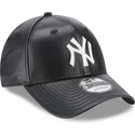 kapa-zaobljena-crna-podesiv-9forty-leather-new-york-yankees-mlb-new-era
