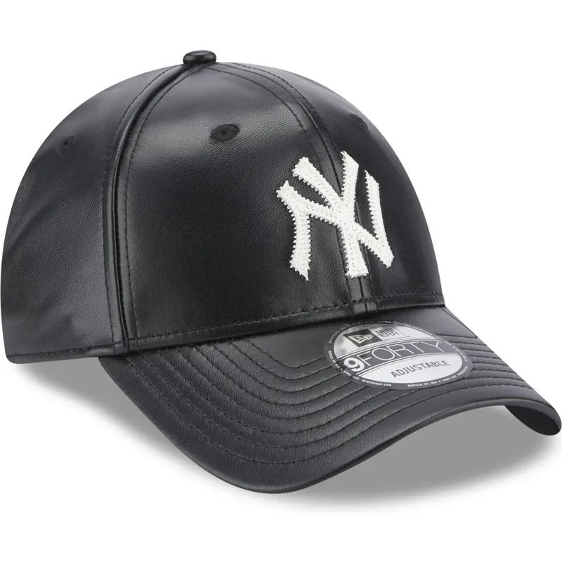 kapa-zaobljena-crna-podesiv-9forty-leather-new-york-yankees-mlb-new-era