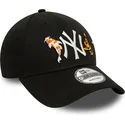 kapa-zaobljena-crna-podesiv-9forty-koi-fish-new-york-yankees-mlb-new-era
