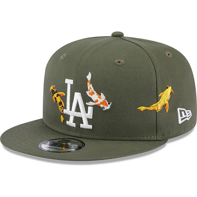 kapa-ravna-zelena-snapback-9fifty-koi-fish-los-angeles-dodgers-mlb-new-era