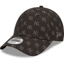 kapa-zaobljena-crna-podesiv-9forty-monogram-new-york-yankees-mlb-new-era