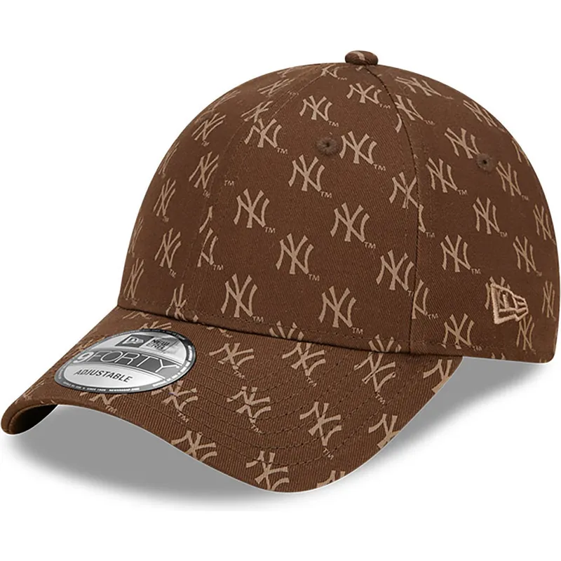 kapa-zaobljena-smeda-podesiv-9forty-monogram-new-york-yankees-mlb-new-era