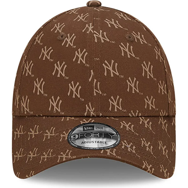 kapa-zaobljena-smeda-podesiv-9forty-monogram-new-york-yankees-mlb-new-era