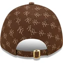 kapa-zaobljena-smeda-podesiv-9forty-monogram-new-york-yankees-mlb-new-era