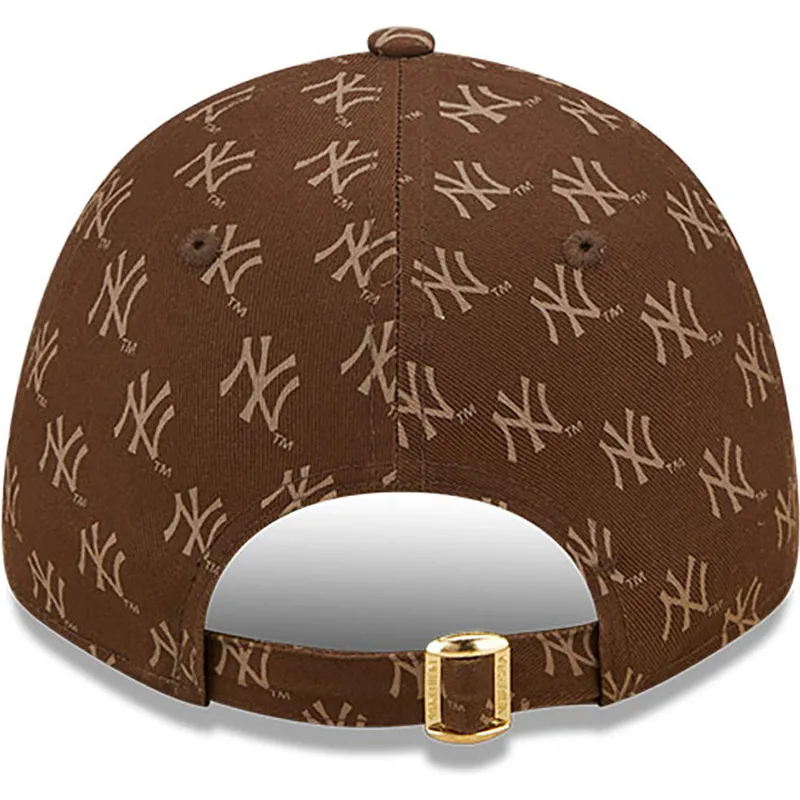 kapa-zaobljena-smeda-podesiv-9forty-monogram-new-york-yankees-mlb-new-era