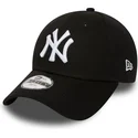 kapa-zaobljena-crna-podesiv-za-djecu-9forty-essential-new-york-yankees-mlb-new-era