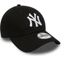 kapa-zaobljena-crna-podesiv-za-djecu-9forty-essential-new-york-yankees-mlb-new-era