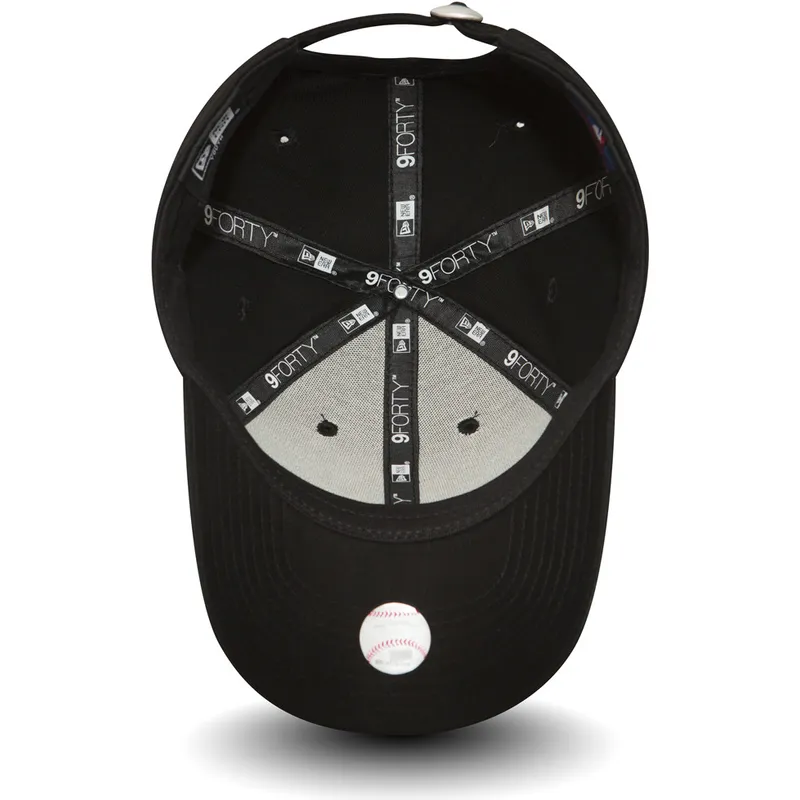 kapa-zaobljena-crna-podesiv-za-djecu-9forty-essential-new-york-yankees-mlb-new-era