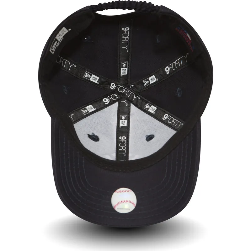 kapa-zaobljena-plava-podesiv-za-djecu-9forty-essential-new-york-yankees-mlb-new-era