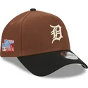 kapa-zaobljena-smeda-snapback-9forty-a-frame-harvest-detroit-tigers-mlb-new-era