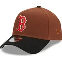 cap-zaobljena-brown-snapback-9forty-a-frame-harvest-boston-red-sox-mlb-new-era