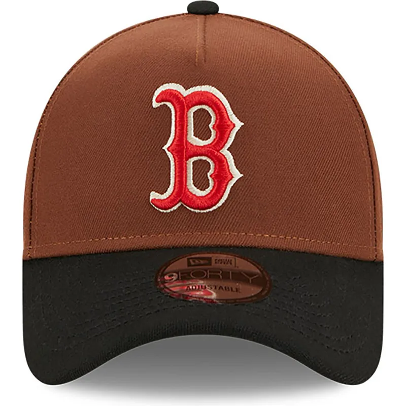 kapa-zaobljena-smeda-snapback-9forty-a-frame-harvest-boston-red-sox-mlb-new-era