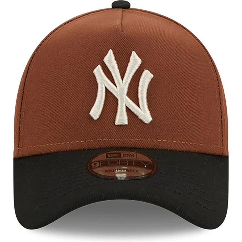 kapa-zaobljena-smeda-snapback-9forty-a-frame-harvest-new-york-yankees-mlb-new-era