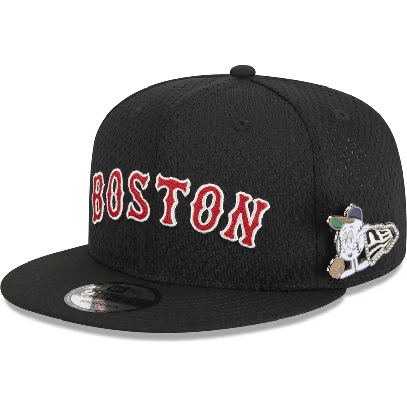 kapa-ravna-crna-snapback-9fifty-post-up-pin-boston-red-sox-mlb-new-era