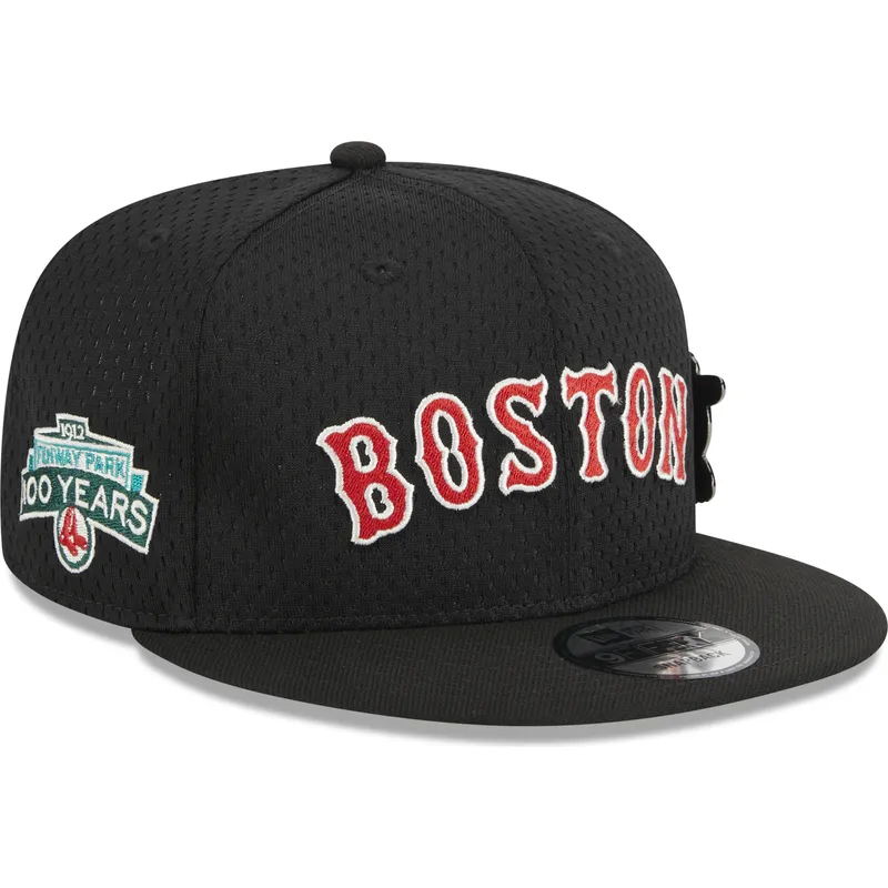 kapa-ravna-crna-snapback-9fifty-post-up-pin-boston-red-sox-mlb-new-era