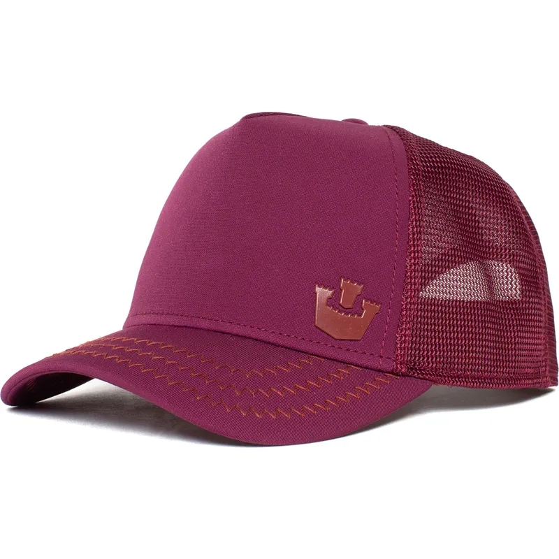 kapa-zaobljena-crvena-snapback-gateway-the-farm-goorin-bros