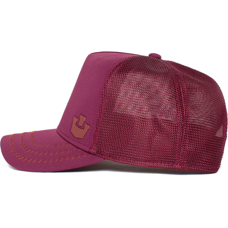 kapa-zaobljena-crvena-snapback-gateway-the-farm-goorin-bros