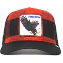 kapa-zaobljena-crvena-snapback-freedom-ski-free-the-farm-goorin-bros