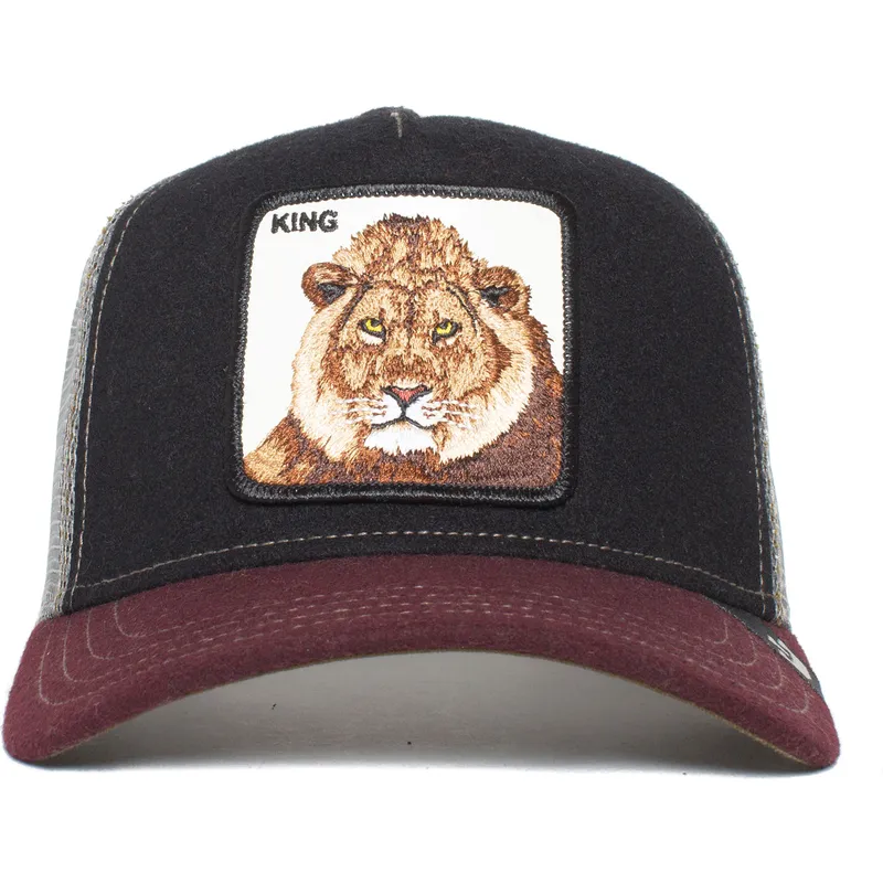 kapa-zaobljena-crna-snapback-king-circwool-of-life-the-farm-goorin-bros
