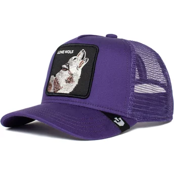 Goorin Bros. Youth Lone Wolf Lil Lobo The Farm Purple Trucker Hat