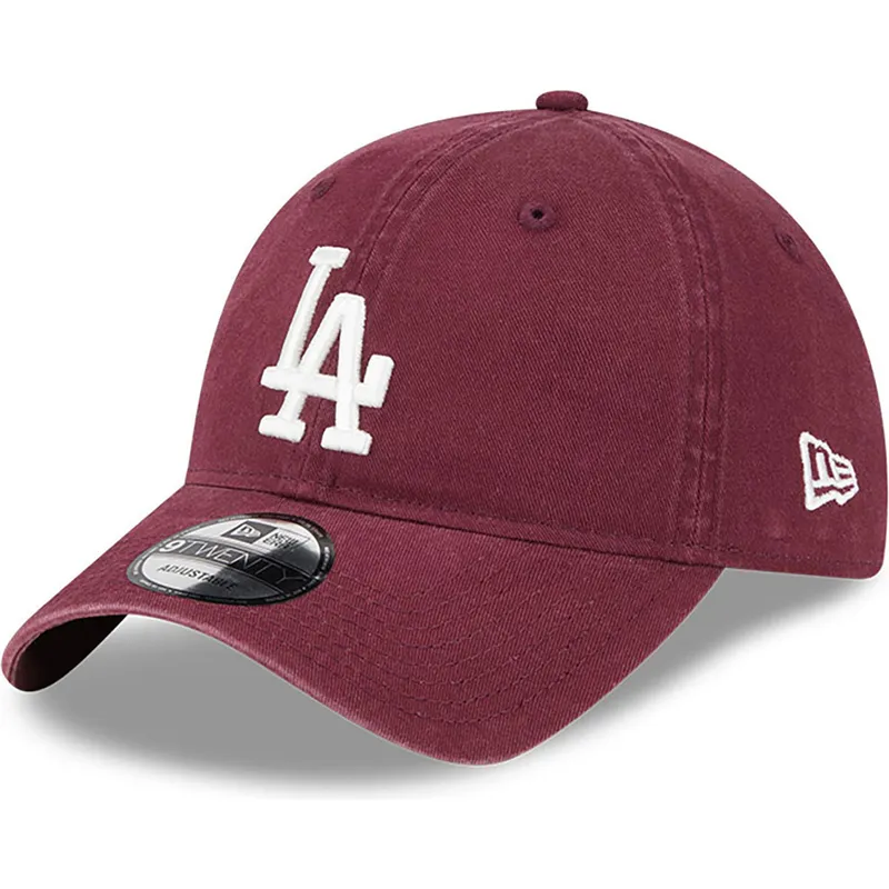 kapa-zaobljena-crvena-podesiv-9twenty-league-essential-los-angeles-dodgers-mlb-new-era