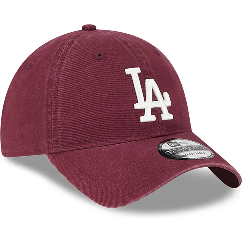 kapa-zaobljena-crvena-podesiv-9twenty-league-essential-los-angeles-dodgers-mlb-new-era