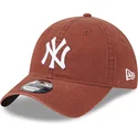 kapa-zaobljena-smeda-podesiv-9twenty-league-essential-new-york-yankees-mlb-new-era