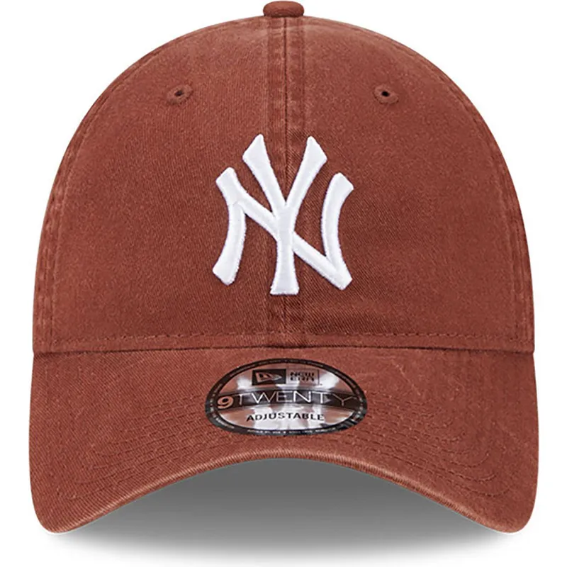kapa-zaobljena-smeda-podesiv-9twenty-league-essential-new-york-yankees-mlb-new-era