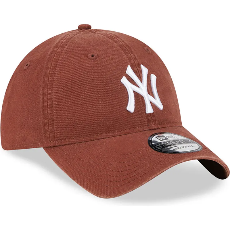kapa-zaobljena-smeda-podesiv-9twenty-league-essential-new-york-yankees-mlb-new-era