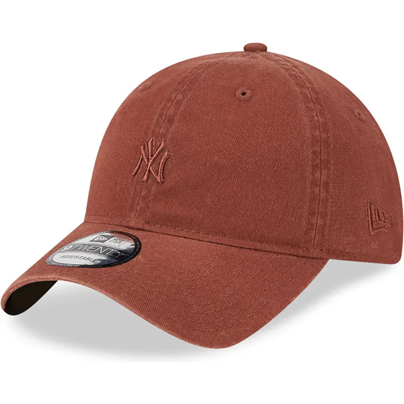 kapa-zaobljena-smeda-podesiv-9twenty-mini-new-york-yankees-mlb-new-era
