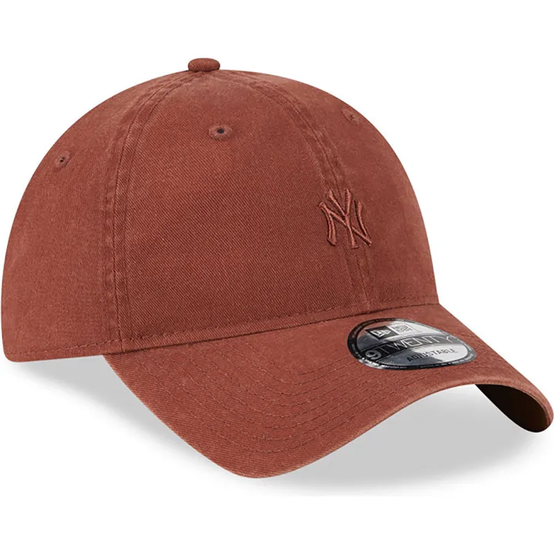 kapa-zaobljena-smeda-podesiv-9twenty-mini-new-york-yankees-mlb-new-era