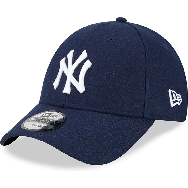 kapa-zaobljena-mornarsko-plava-podesiv-9forty-essential-melton-wool-new-york-yankees-mlb-new-era