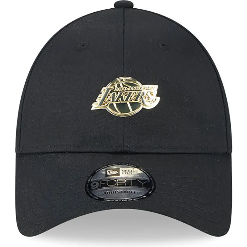 kapa-zaobljena-crna-podesiv-9forty-pin-los-angeles-lakers-nba-new-era