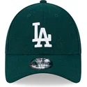kapa-zaobljena-zelena-podesiv-9forty-essential-melton-wool-los-angeles-dodgers-mlb-new-era