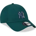 kapa-zaobljena-zelena-podesiv-9forty-check-infill-new-york-yankees-mlb-new-era