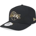 kapa-zaobljena-crna-snapback-a-frame-foil-pack-los-angeles-lakers-nba-new-era
