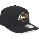 kapa-zaobljena-crna-snapback-a-frame-foil-pack-los-angeles-lakers-nba-new-era