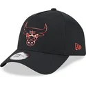 kapa-zaobljena-crna-snapback-a-frame-foil-pack-chicago-bulls-nba-new-era