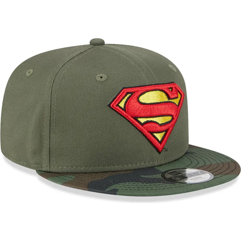 kapa-ravna-zelena-snapback-za-djecu-9fifty-superman-dc-comics-new-era