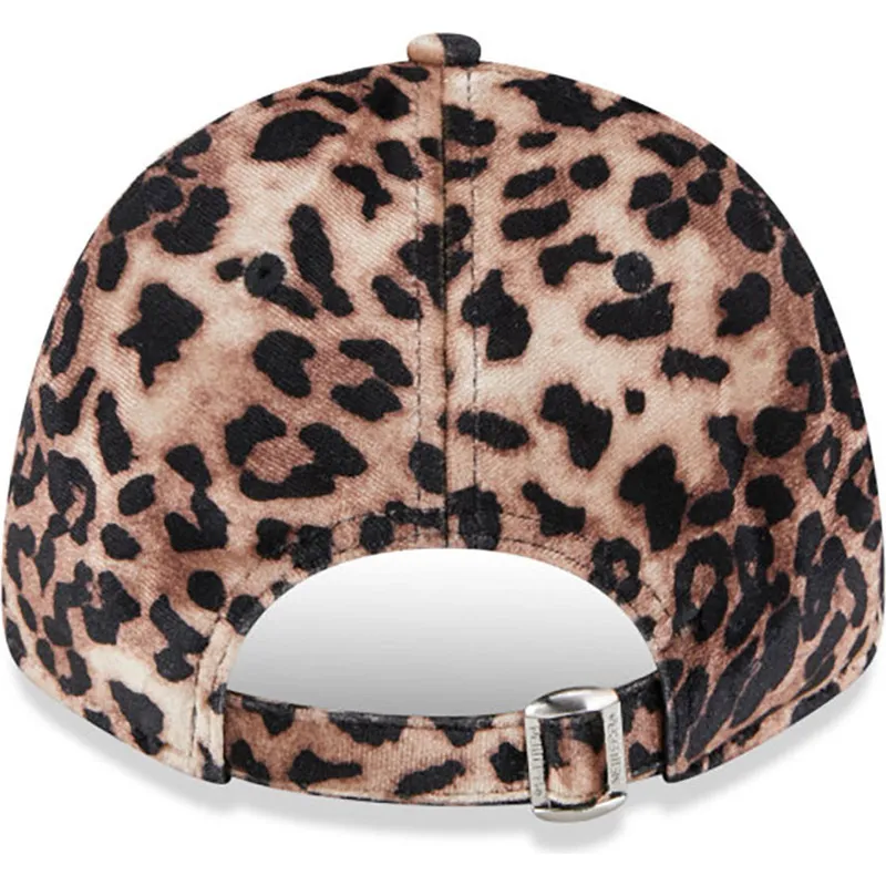 kapa-zaobljena-leopard-podesiv-rosa-9forty-velour-new-york-yankees-mlb-new-era