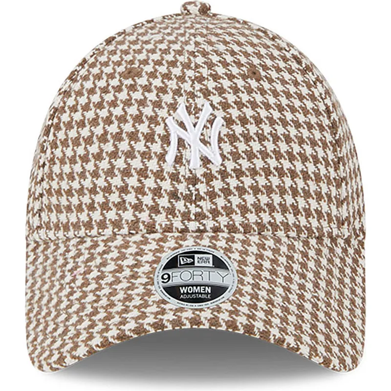 kapa-zaobljena-smeda-podesiv-9forty-houndstooth-new-york-yankees-mlb-new-era kapa-zaobljena-smeda-podesiv-9forty-houndstooth-new-york-yankees-mlb-new-era