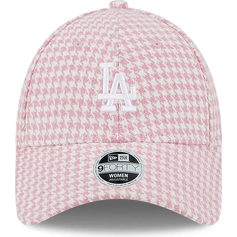 kapa-zaobljena-ruzicasta-podesiv-9forty-houndstooth-los-angeles-dodgers-mlb-new-era kapa-zaobljena-ruzicasta-podesiv-9forty-houndstooth-los-angeles-dodgers-mlb-new-era