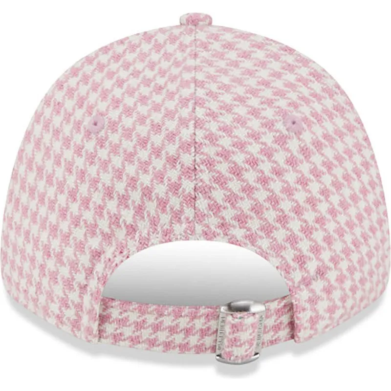 kapa-zaobljena-ruzicasta-podesiv-9forty-houndstooth-los-angeles-dodgers-mlb-new-era kapa-zaobljena-ruzicasta-podesiv-9forty-houndstooth-los-angeles-dodgers-mlb-new-era