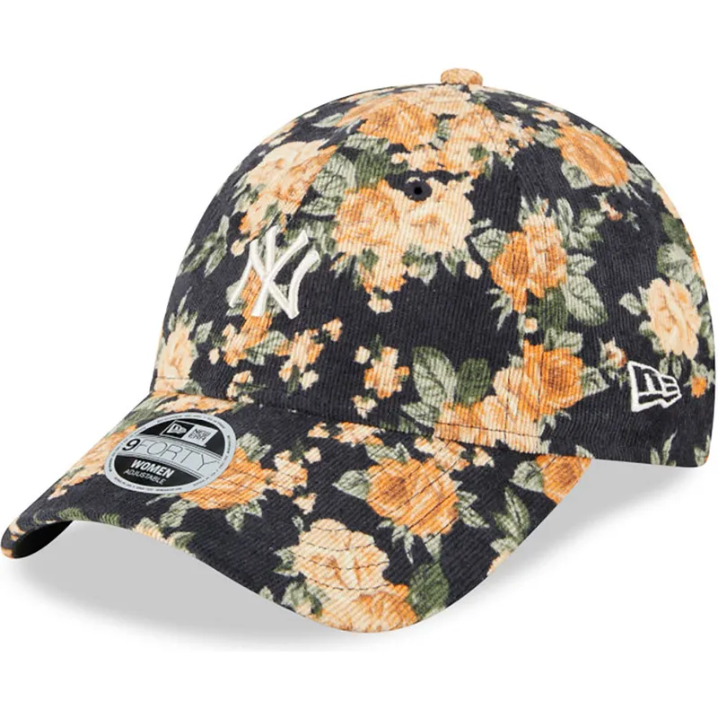kapa-zaobljena-mornarsko-plava-podesiv-9forty-floral-cord-new-york-yankees-mlb-new-era