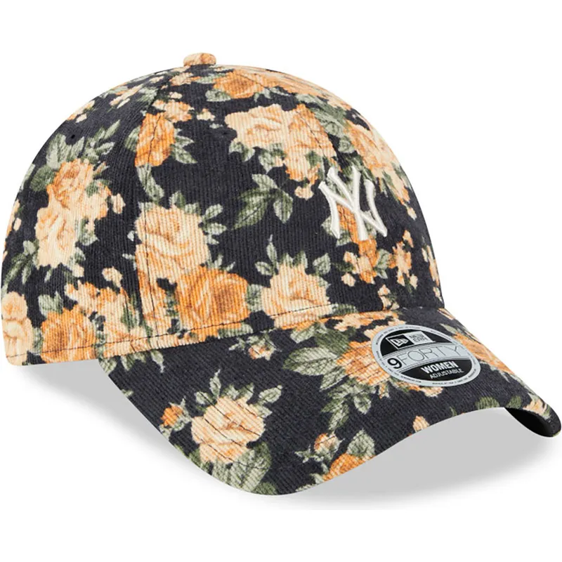 kapa-zaobljena-mornarsko-plava-podesiv-9forty-floral-cord-new-york-yankees-mlb-new-era