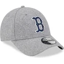 kapa-zaobljena-siva-podesiv-9forty-essential-melton-wool-boston-red-sox-mlb-new-era